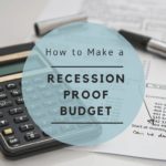 Recession proof budget